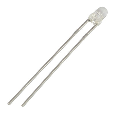 2 LEDs Rouges 3mm L-7104SEC-J3 - 5000-9000mcd, 30°, 2.2-2.8V, Pour Montage THT