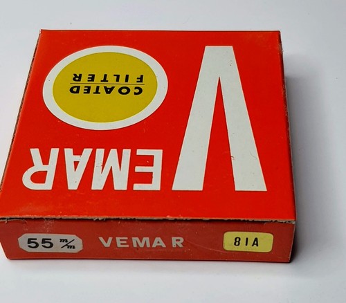 Genuine Vemar 55mm 81A 81-A 81 A Color Conversion Glass Lens Filter Japan 55 mm - Picture 4 of 4