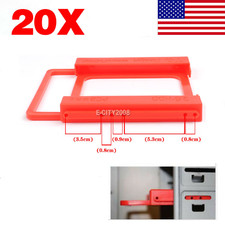 20Pcs 2.5" to 3.5" Adapter Bracket SSD HDD Hard Drive Mounting Tray Caddy Bay
