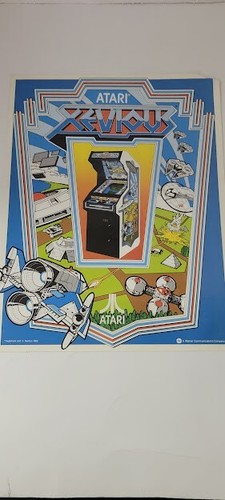 Flyer  ATARI- XEVIOUS  Video Game advertisement original see pic