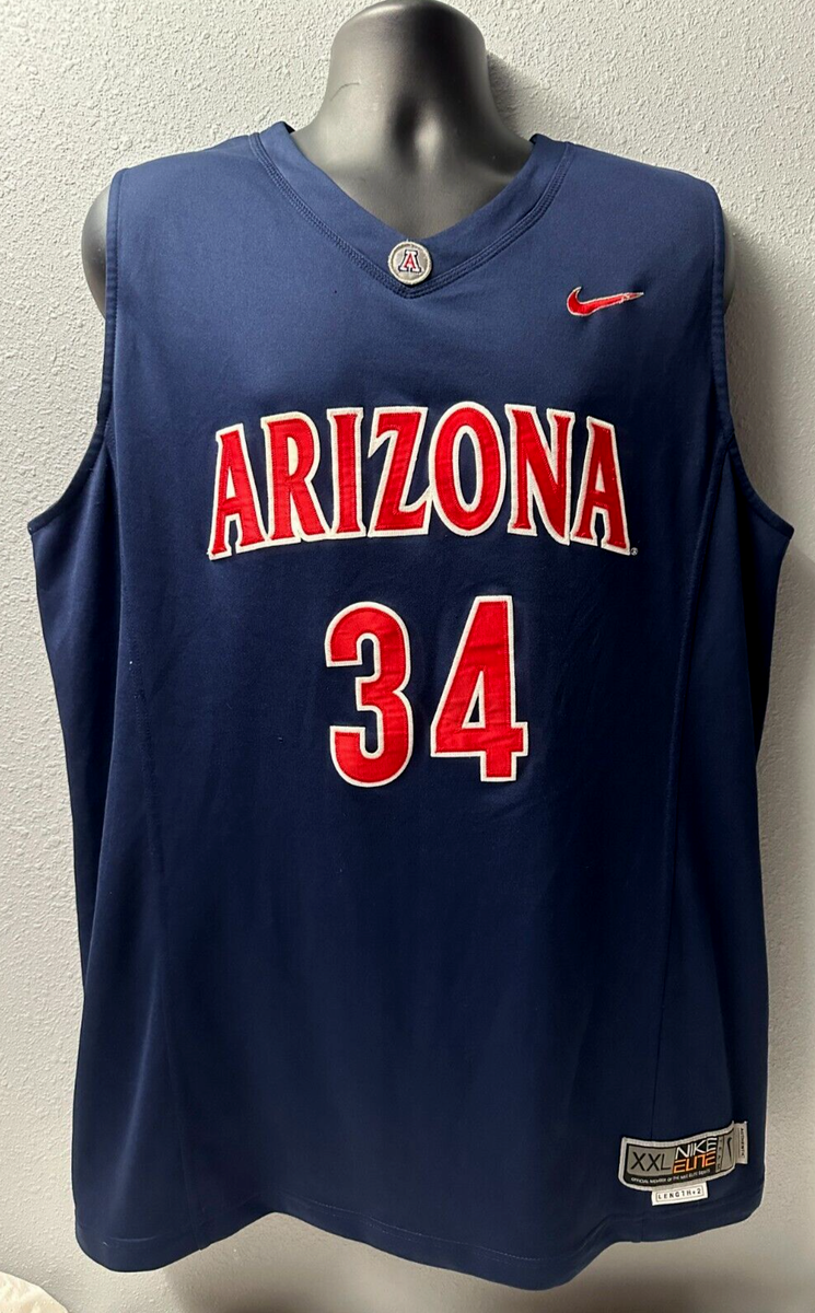 Arizona Wildcats #34 Nike Elite Basketball Jersey Men's SZ: XXL