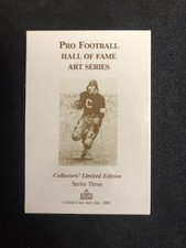 1991 Goal Line Art Series 3 Pro Football Hall of Fame Art Complete Set/4554