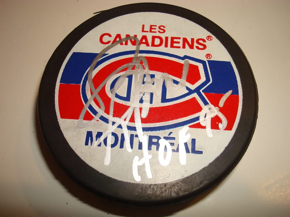 Larry Robinson Signed Montreal Canadiens Hockey Puck PSA/DNA COA HOF' 95 Auto 1G - Image 3 of 3
