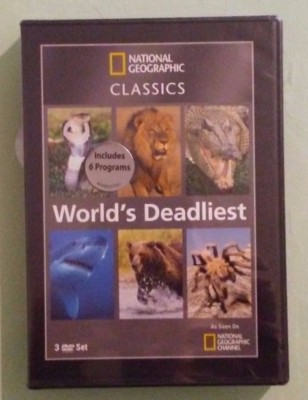 national geographics classics WORLD'S DEADLIEST DVD NEW cover edge