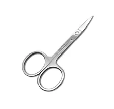 New Stainless Steel Eyebrow Makeup Hair Nose Face Trimming Tweezer Scissors A