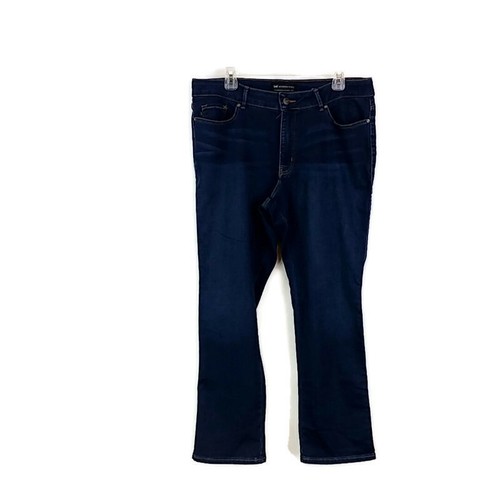 Lee Womens sz 18 Short Dark Wash Faded 