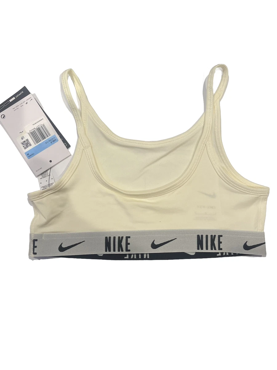 Nike tan cheap sports bra