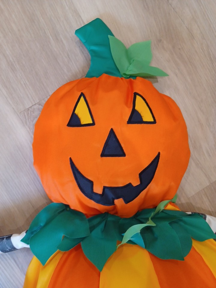 NWT Vintage 1998 Halloween 38” Ganz WindSport Pumpkin Jack O Lantern