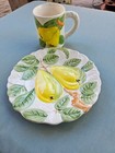 Stafford Fruit Du Jour Embossed Plate & Cup "Pears" — photo 2