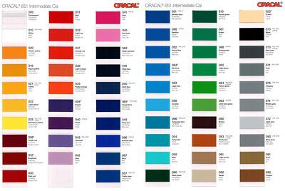 Oracal 651 Matt #070- schwarz 31 x 100 cm Plotter Folie Möbel Klebe Folie #S