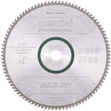 Metabo HW/CT 305X30 96 FZ/TR5 628091000 Hartmetall Kreiss&auml;geblatt 305 x 30 x 2