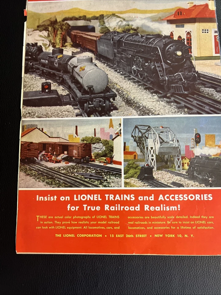 Catálogo Lionel 1946 Tren de Juguete y Accesorio Posguerra Original Feria Calidad DKL Foto 2 de 4