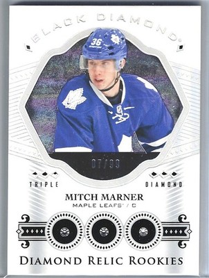 Mitch Marner 2016-17 Black Diamond Relic Rookies 7/99 Toronto Maple Leafs