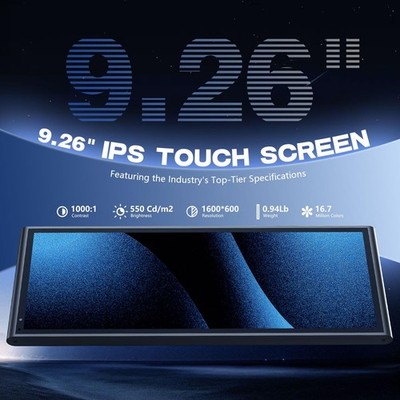 krunia 9.26 Wireless Portable Car Play Screen for Apple CarPlay