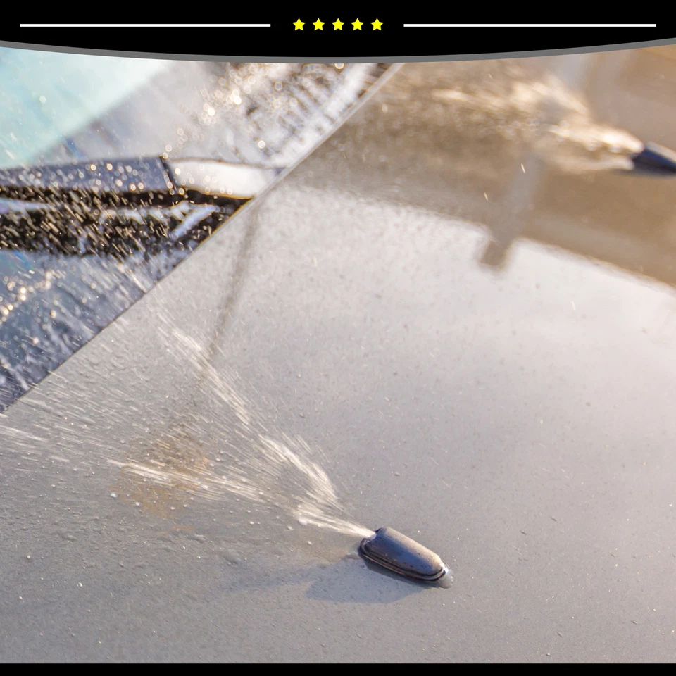 Juego de 2 boquillas de lavado de parabrisas delantero limpiaparabrisas pulverizador jet para Jeep Patriot 2009-2017 Foto 3 de 4