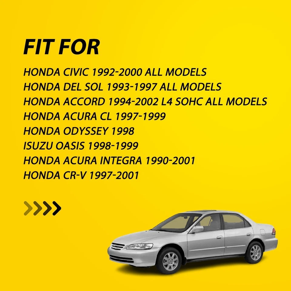 5* NEW RED SPARK PLUG WIRE Accessories FOR Honda 1993-2007 Del Sol 97-01 CR-V - Image 2 of 4