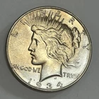 1934-D Denver Peace Dollar Uncirculated Details Better Date