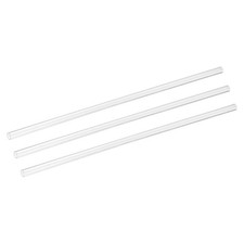 3Pcs Clear Rigid Acrylic Pipe 6mm ID x 8mm OD 14" Round Clear Plastic Tube