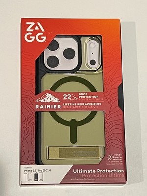 ZAGG Rainier Ultimate Protection Case w/ Kickstand iPhone 17 Pro - Sea Kelp