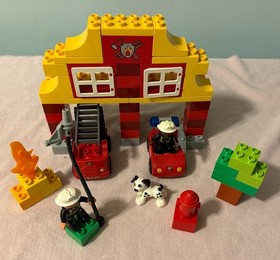 LEGO Duplo My First Lego Duplo Fire Station #6138 Retired Complete Set
