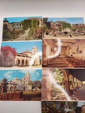 Missions San Juan Capistrano & San Luis Rey De Francia Postcard Lot of 9