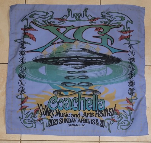 XG Coachella Bandana 2025 Brand new. Official Merchandise