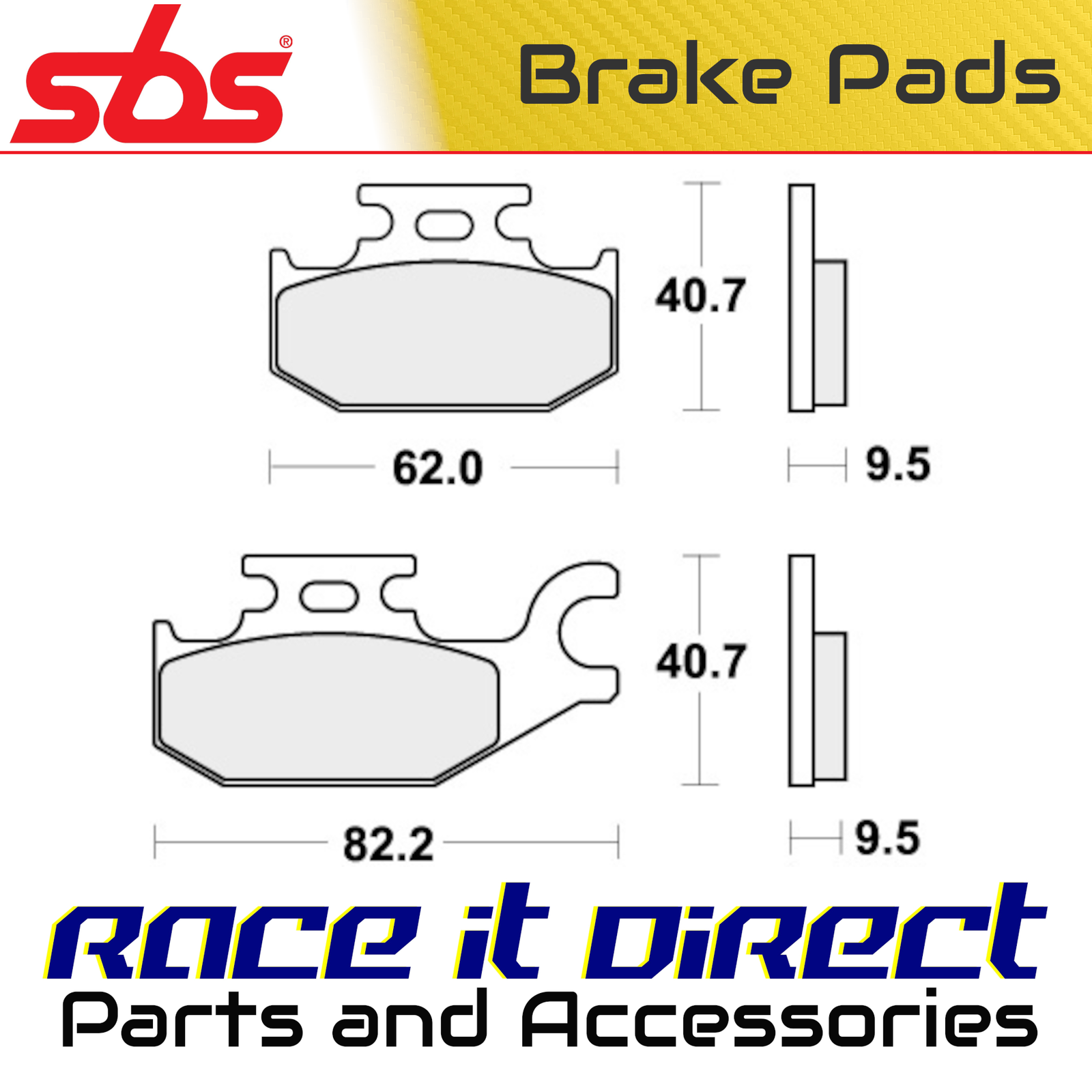 BAR Of Brake SBS p754-rsi for Moto Spare Parts Accessories Pieces Refills - Image 2