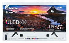 Hisense U6 65" ULED 4K Roku TV Quantum Dot Dolby Vision Atmos VRR ALLM