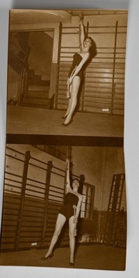 PHOTO France Pin-Up Contact Sheet Snapshot 6X6cm Per View 1960