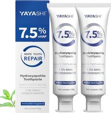 Set 2-Pack Hydroxyapatite Toothpastes for Enamel Protection and Tooth Strengthen