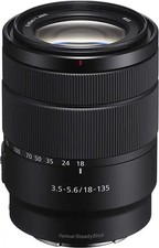 Sony E 18-135 mm F3.5-5.6 OSS 55 mm Filtergewinde (Sony E-mount Anschluss) schwa