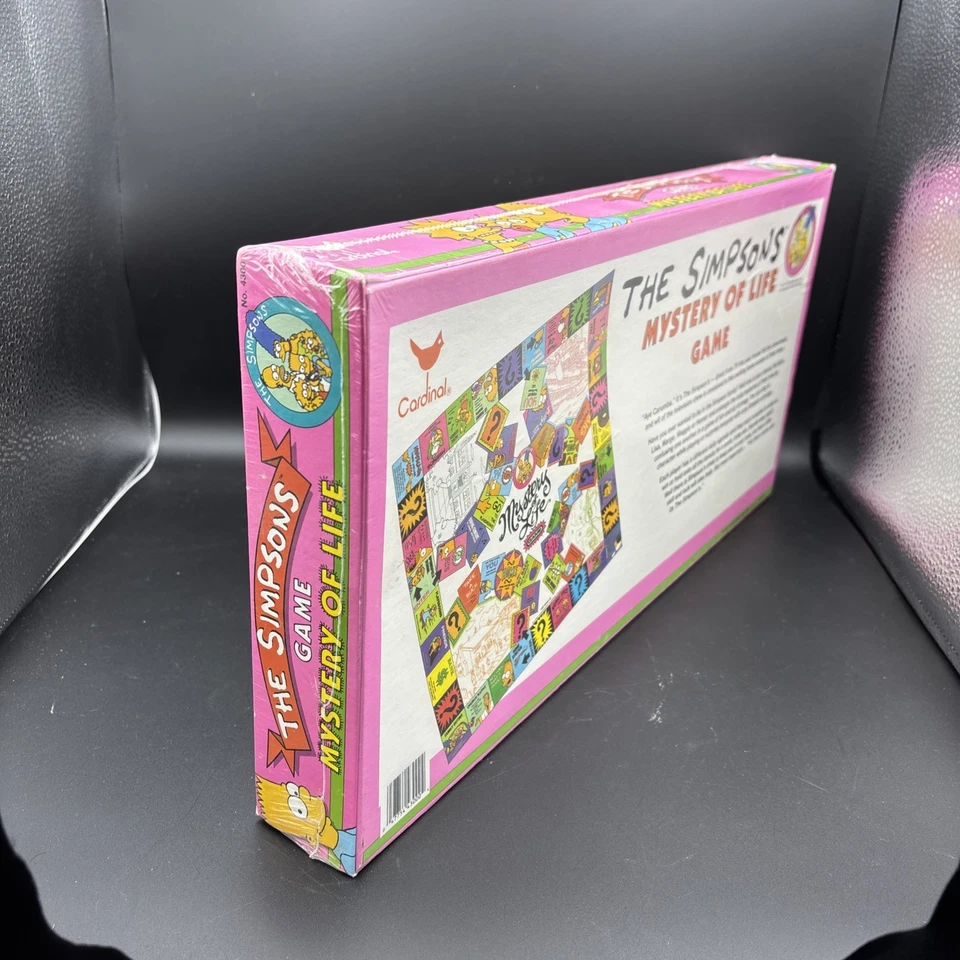 Vintage 1990 The Simpsons Board Game by Cardinal Mystery Of Life Sealed NEW - Image 4 of 4