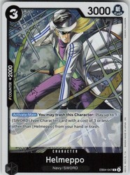 Helmeppo EB04-047 Rare Foil Adventure on Kami's Island One Piece TCG