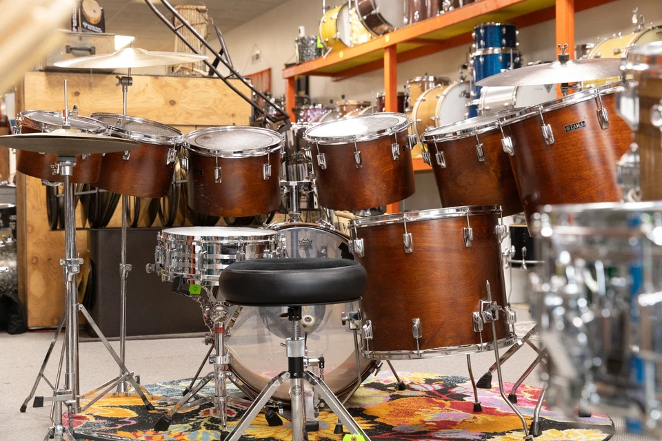 Juego de batería Tama Superstar Custom Caoba "Saturno" años 70 Foto 2 de 4