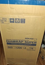 2x Mitsubishi Diawrap Super Non-PVC Auto Wrapper Film 550 mm x 1200m Ishida Nano