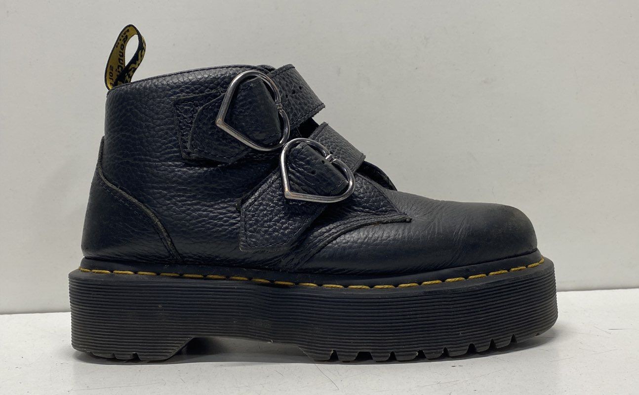 Dr. Martens Black Solid Platform Boot Boot Women … - image 3