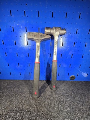 MAC BH32AV 32oz Ball Peen and SH2AV 2lb Blacksmith Hammers Antivibe Soft Grip