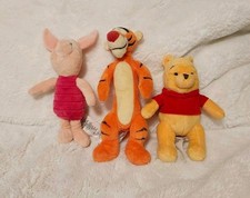 Disney Winnie the Pooh Lot Of 3 Plush Gently Used Condition