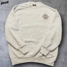 Vintage Bar Harbor Sweatshirt Mens Large Gray Crewneck Compass Made USA 90s