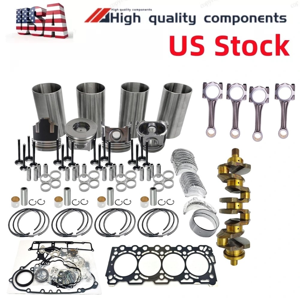 Overhaul Rebuild Kit rod crankshaft for Kubota V3307 Engine SVL75