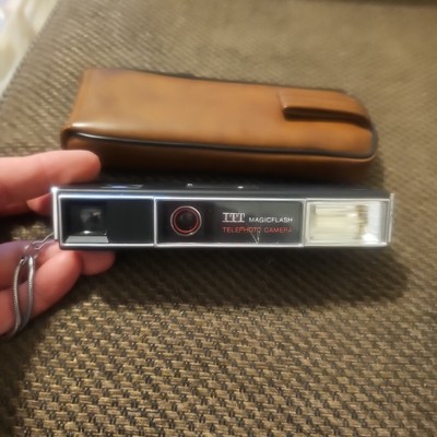 Vintage ITT MAGICFLASH Telephoto Camera Film CameraUntested But All Things Move