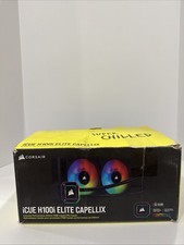 iCUE H100i RGB Elite 240mm RGB Liquid CPU Cooler Black HPB025014 