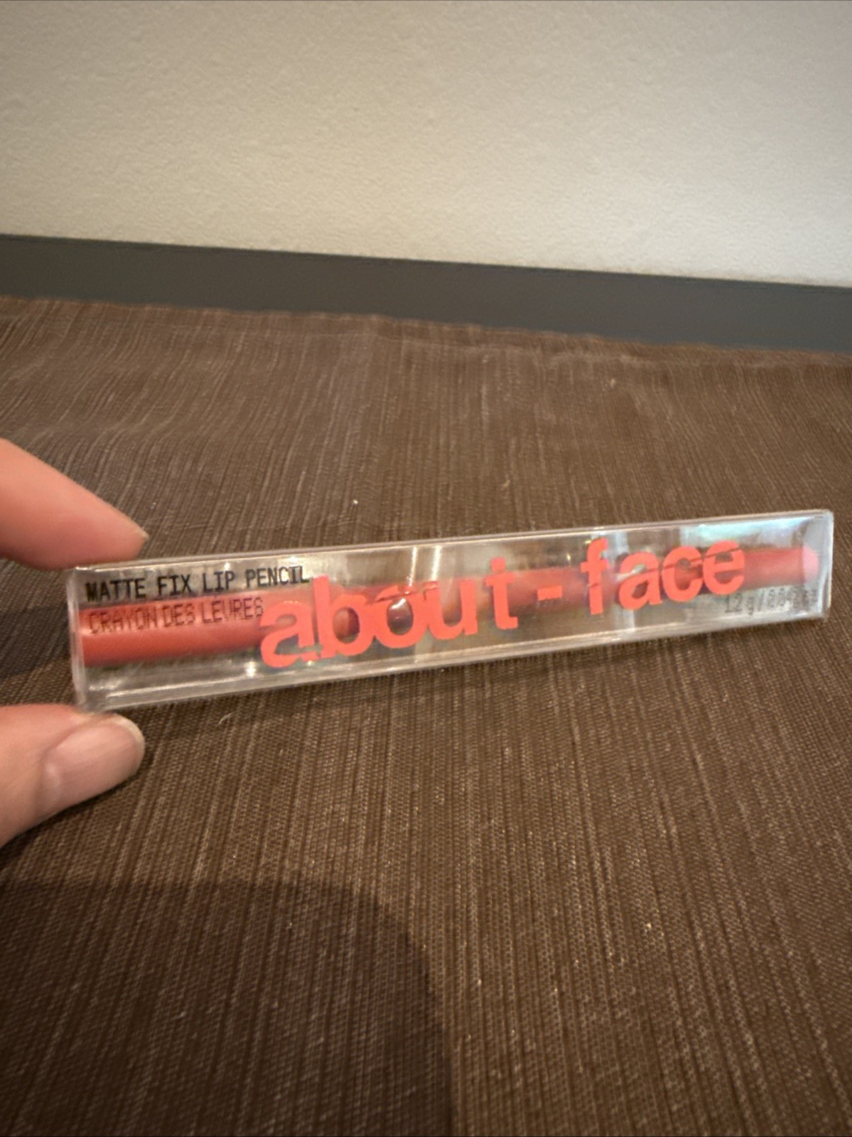 ABOUT FACE Matte Fix Lip Pencil - Talking Backwards - 1.2g - FULL SIZE - NEW