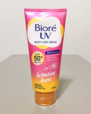 Neu! Biore UV ANTI-POLLUTION Intensive AURA Body Care Serum SPF50+ PA+++ 150ml
