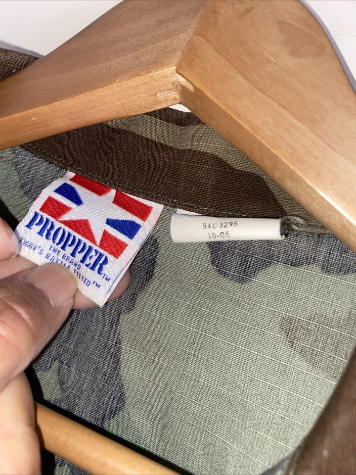 VTG 1998-05 USAF WOODLAND BDU utility Shirt E5 staff Sgt Pacific 51st Air Forces - Image 4 of 4