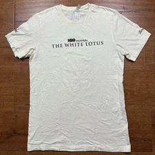 The White Lotus TV Show T Shirt Mens M Ivory HBO Original Ketel One Rare Limited