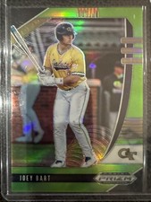 2020 Panini Prizm Draft Picks #PDP80 Joey Bart Green /75 GT Yellow Jackets