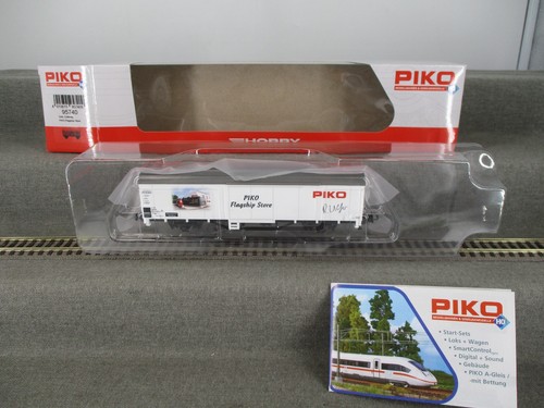 Piko Spur H0 95740 ged. Güterwagen "Piko Flagship Store" in OVP | Zustand: Gebraucht