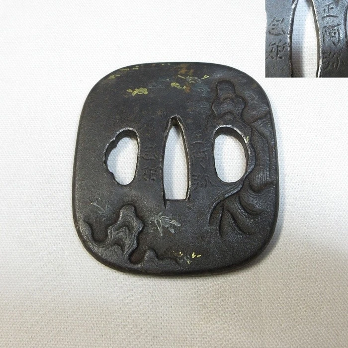 古董日本刀镡| eBay