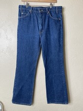 VTG 90s Levi  s 517 Orange Tab Jeans Mens Fits 34x29 Dark Wash Bootcut USA